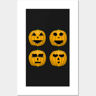 Jack-O-Lantern Sticker Pack Posters and Art